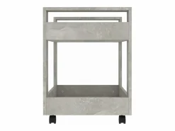 vidaxl Cajonera De Escritorio|Carrito de escritorio contrachapada hormigón 60x45x60 cm