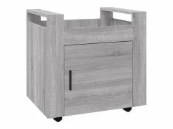 vidaxl Carrito de escritorio contrachapada Sonoma 60x45x60 cm Gris Sale