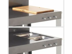 Cook'in Garden Carrito para plancha NOVA XL - Gris Best