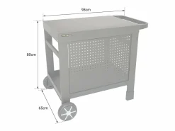 Cook'in Garden Carrito para plancha REVA 80 - Negro New