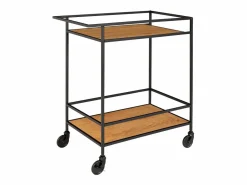 Carrito Vita, Marrón, 68x40x79 cm, Kendra Home Marru00f3n chocolate Hot