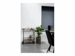 Carrito Vita, Marrón, 68x40x79 cm, Kendra Home Marru00f3n chocolate Hot