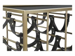 Carrito VKH5, Negro, 79x39,5x82 cm, Kendra Home Dorado New