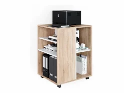Vicco Carro con ruedas sonoma 59.4x52.6x72 Color natural claro Outlet