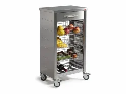 Don Hierro Carro verdulero para la cocina - 93*48*33,5cm – OTTO INOX Plateado Clearance