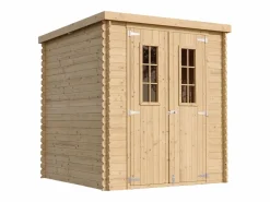 Timbela Caseta De Jardín|Casa de almacenamiento jardín con suelo tratado - 204x204x200 cm/3.53 m² - M309C+M309G