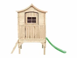 Timbela Casa de juegos para niños con tobogán - 1.1m² - M550A Color natural claro Best