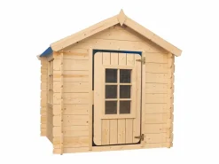 Casa de madera para niños (tetto-colore azul) - 111x113xA121 cm - M570M-1^Timbela Discount