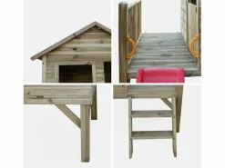 Sweeek Cabaña Infantil|Casa de madera para niños de 2m² madera