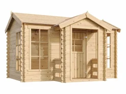 Timbela Cabaña Infantil|Casa de madera para niños - L187xL241xA151 cm/ 2.63 m² - M520