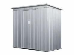 EXPERTLAND Caseta De Jardín|Caseta de jardín de 2,32m² de acero galvanizado gris - ACAMAR