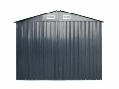EXPERTLAND Caseta de jardín de 5,2m² de acero galvanizado gris - MANSO Gris antracita Sale