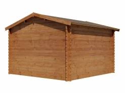 Caseta de jardín de madera tratado con autoclave 9,91 m² de 28 mm de grosor HORTUSA^EXPERTLAND Clearance