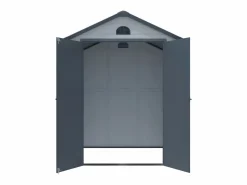EXPERTLAND Caseta De Jardín|Caseta de jardín de resina gris - superficie 3.65m² - CESIO