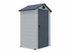 Caseta de jardín de resina gris - superficie 1.39m² - CESIO^EXPERTLAND Discount