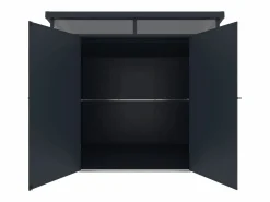 EXPERTLAND Caseta de jardín de resina con suelo, 4 m², MINARO Gris antracita Online