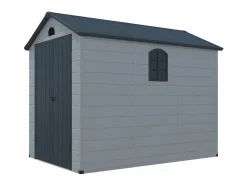 EXPERTLAND Caseta De Jardín|Caseta de jardín de resina gris - superficie 5.32m² - CESIO