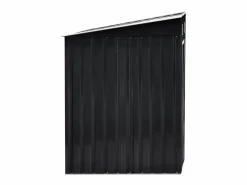 EXPERTLAND Caseta de jardín metal de acero galvanizado gris 2,3 m² MANSO Gris antracita Outlet