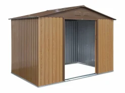 Sweeek Caseta de jardín metálico, 5.39m² roble Color natural claro Outlet
