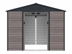 Caseta jardín acero galvanizado efecto madera - 5,40 m² ADELMO - ideal para herramientas^EXPERTLAND Sale