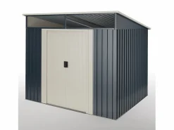 Caseta metal Stark 4,6m2 - 10 años de garantía - 194x239x203cm. Cobertizo jardin^Wasabi Discount
