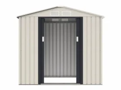 Habitat et jardin Caseta metálica de jardín "Nebraska" - 2,70 m² - Beige/ antracita Gris Best