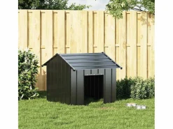 Caseta para perros con techo acero galvanizado 85x107x81 cm^Clicnbuy Sale
