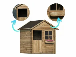 Habitat et jardin Cabaña Infantil|Casita de Madera 