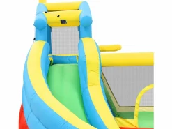 Hauss Spole Castillo Hinchable|Castillo hinchable 5 en 1 para niños con tobogán y piscina - Tejido Oxford 364x315x239 cm