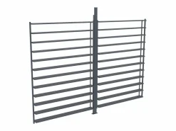 EXPERTLAND Cenador Y Quiosco|Pérgola|Celosía de aluminio para pérgola bioclimática, Ancho 2,78 x Alt. 2.2 m, BOLSENA