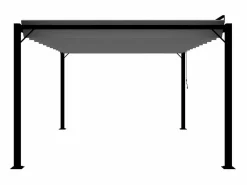 Pérgola|Cenador con techo de lamas 3x4 m Antracita Tejido de aluminio