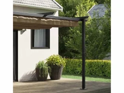 Cenador de pared de acero color topo^ Outlet