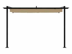 Cenador de pared de acero color topo^ Outlet