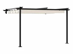 Cenador de pared de acero color Crema Online