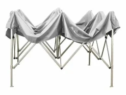 Cenador plegable de 3 x 3 m recubierto de PVC impermeable Blanco Clearance