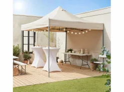 Sweeek Cenador Y Quiosco|Cenador plegable 3x3m arena