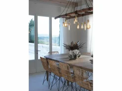 Accesorios Para Vino Y Bar|Centro de mesa decorativo Ciclamino Ø38 cm en hierro, Verde Salvia y , Diseño floral moderno para mesa o salón Made in Italy