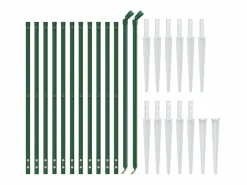 Cerca de alambre con pinchos de anclaje 1,1x25 m ES404828 Verde Discount
