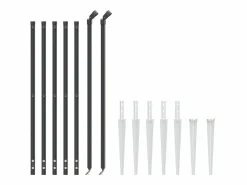 Cerca de alambre con pinchos de anclaje 0,8x10 m ES524672^ Outlet