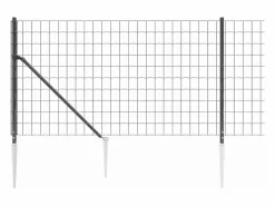 Cerca de alambre con pinchos de anclaje 0,8x10 m ES524672^ Outlet