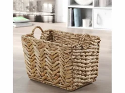 Cesta alta de jacinto de agua - L46cm x A32 cm^Calicosy Outlet
