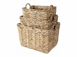 Cesta alta de jacinto de agua - L46cm x A32 cm^Calicosy Outlet