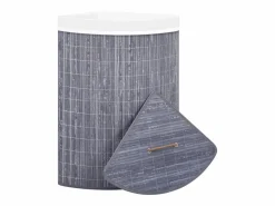 Cesto De Ropa|Cesta de lavandería esquinera de bambú 60 L