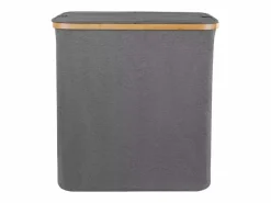 DripeX Cesto De Ropa|Accesorios De Cuarto De Baño|Cesta de lino plegable 150L, ​​en tela , con 2 cubiertas y 2 bolsas interiores desmontables, 57x37x70cm