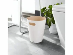 Umbra Cesta de madera con asas de transporte Blanco Hot