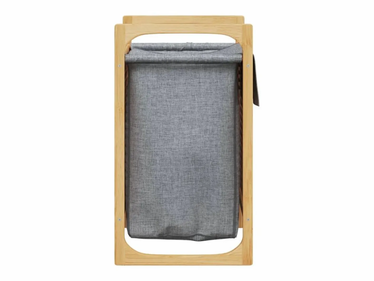 Cesta de ropa con bolsa 32x30x36,5 cm bambú^ Clearance
