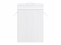 Cesto De Ropa|Cesta de ropa de una sola sección de bambú