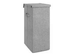 Cesta de ropa plegable 26x34,5x59,5 cm Tejido de lino sintético^ Clearance