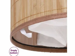Cesto De Ropa|Cesta de ropa redonda de bambú natural