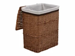 Cesto De Ropa|Cesta para la ropa de sauce marrón